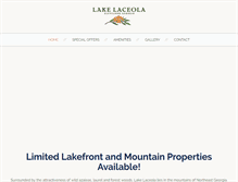 Tablet Screenshot of lakelaceolaga.com